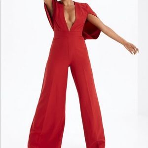 Gabrielle Union New York & Company red jumpsuit